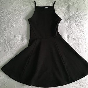 Knit Herringbone Skater Mini Dress